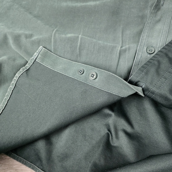 Knightsbridge Faux Suede Button-Down Shirt - Picture 6 of 9